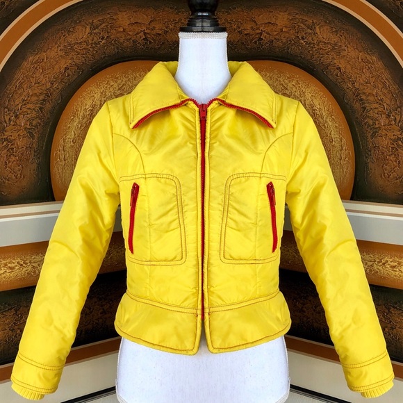 Vintage Jackets & Blazers - AMAZEBALLS Rare ‘70s Quilted ⭐️Star⭐️ Ski Jacket